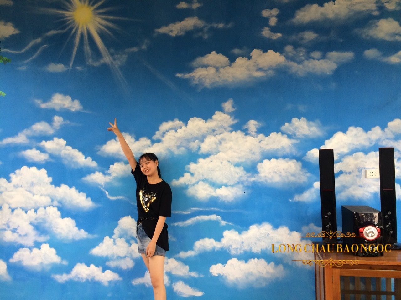 Vẽ Tranh Tường Trần Mây 3D tại Vĩnh Phúc - TRUNG ANH MEDIA